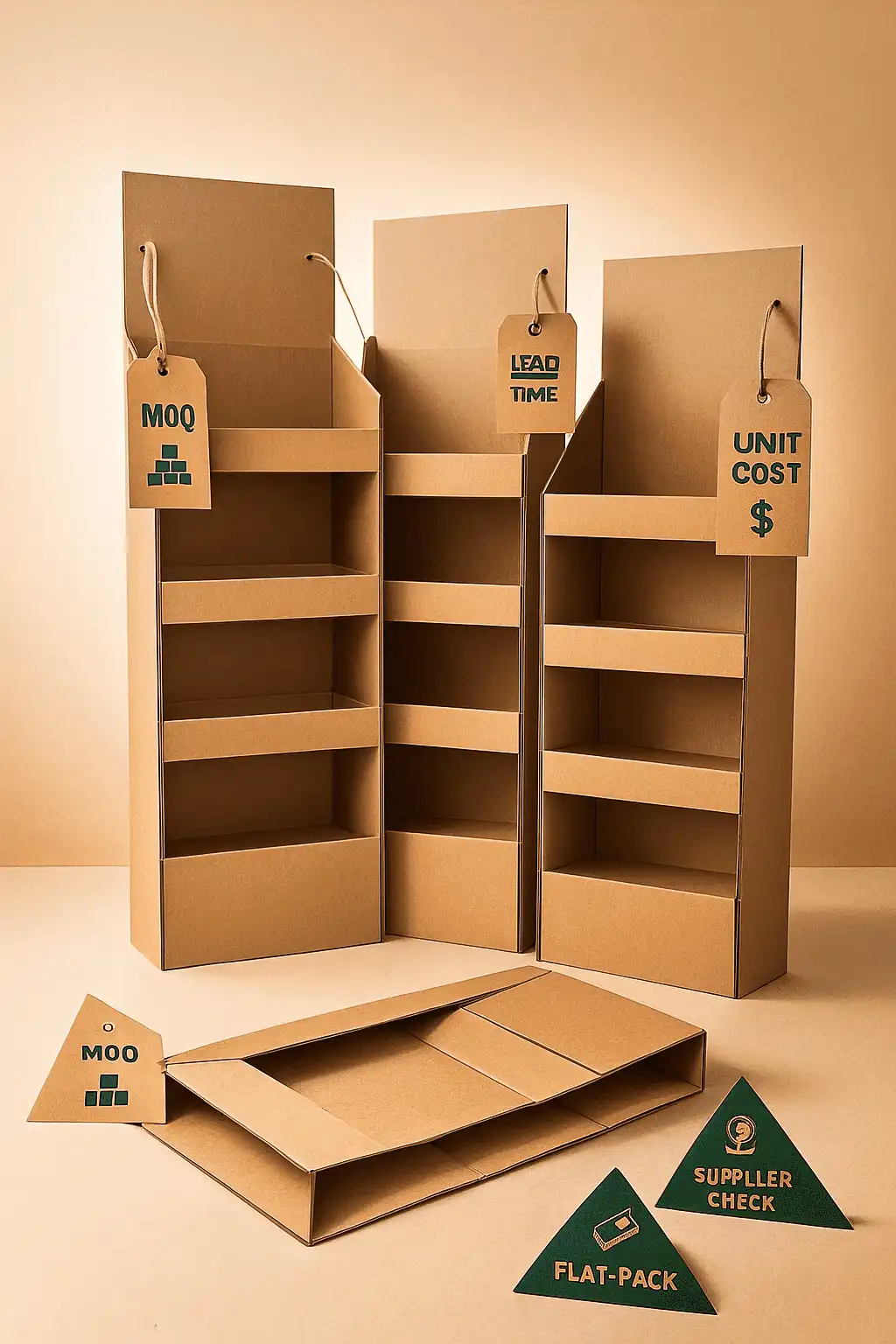 floor-standing display units