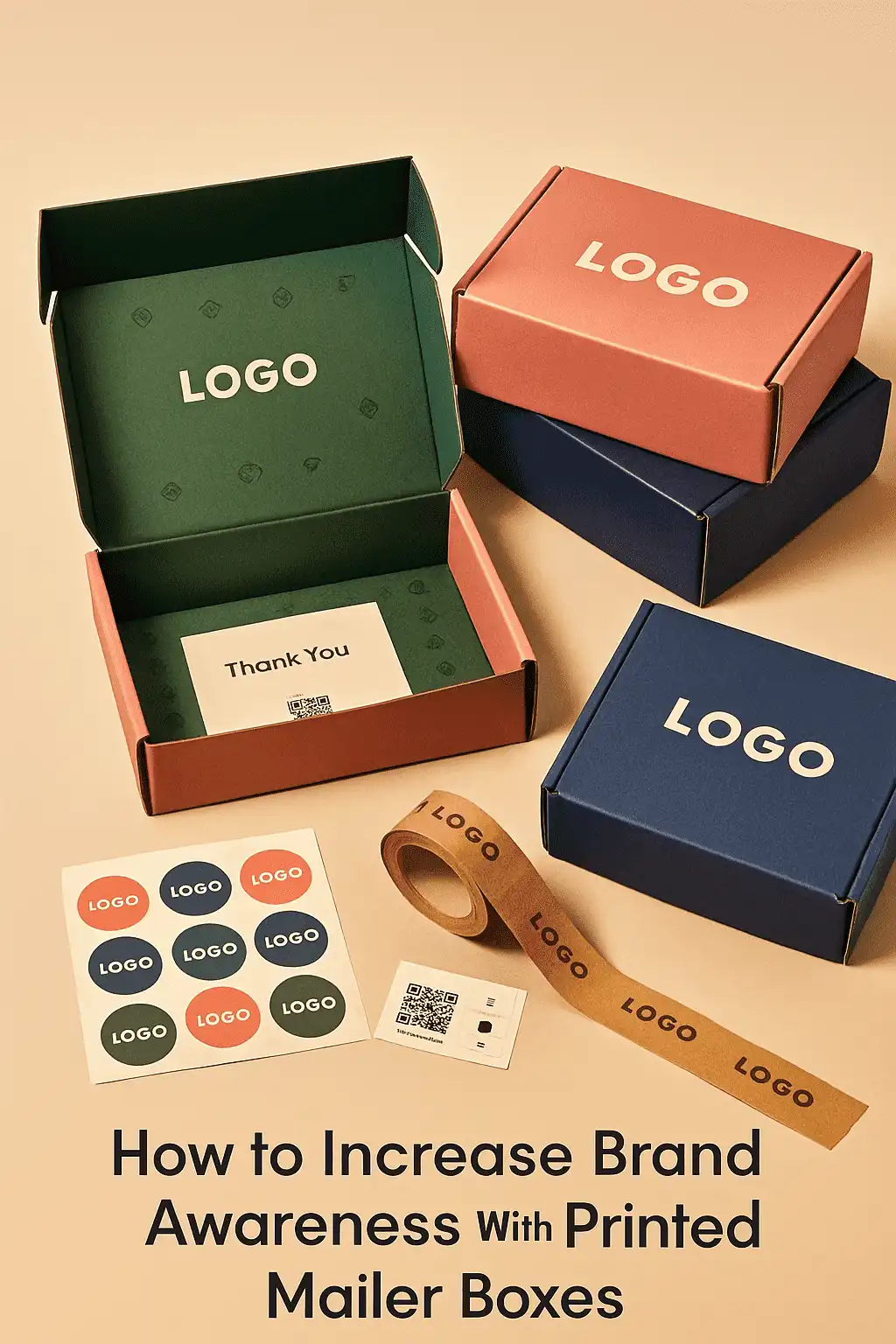 Printed mailer boxes