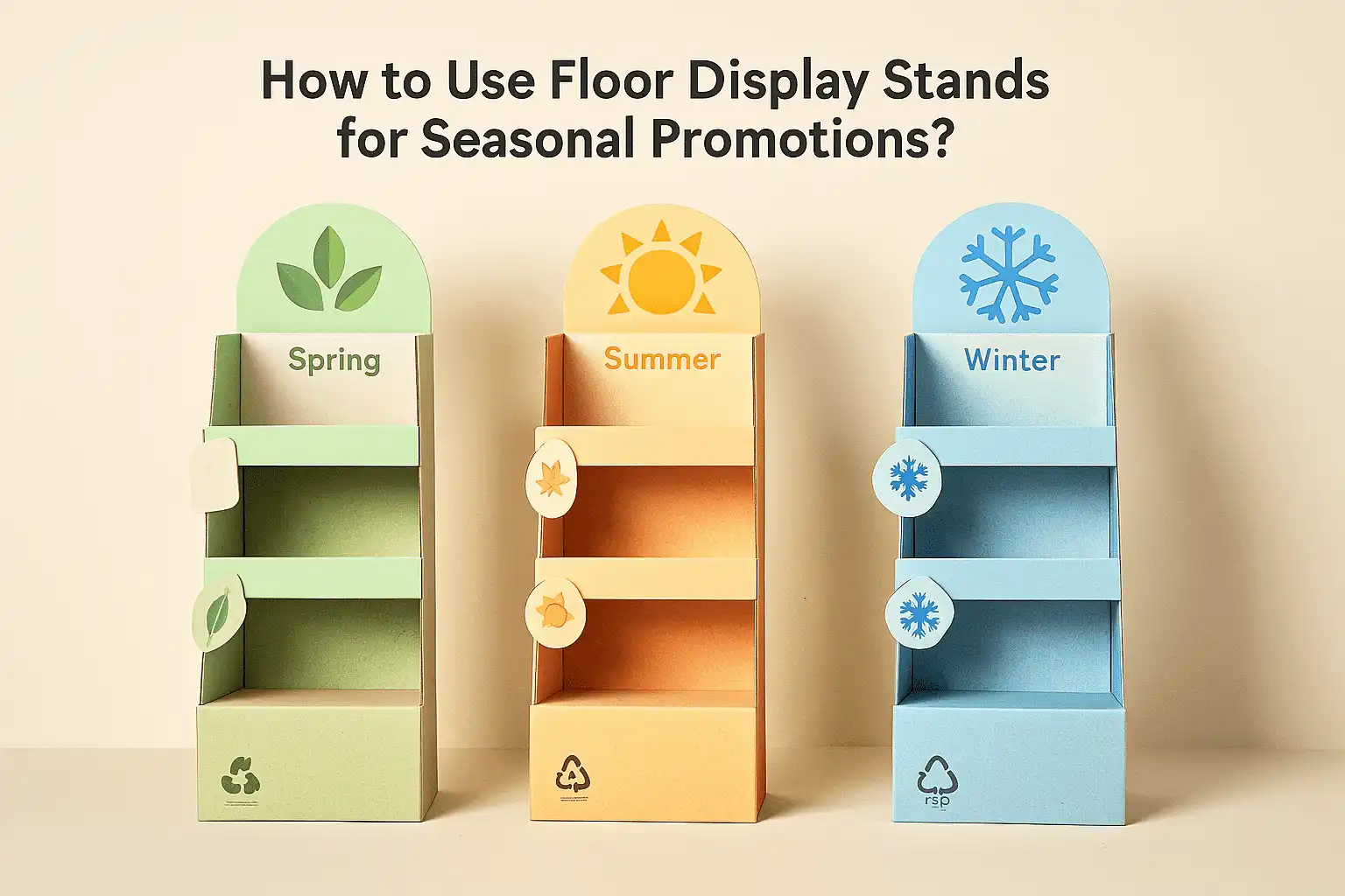Floor display stands