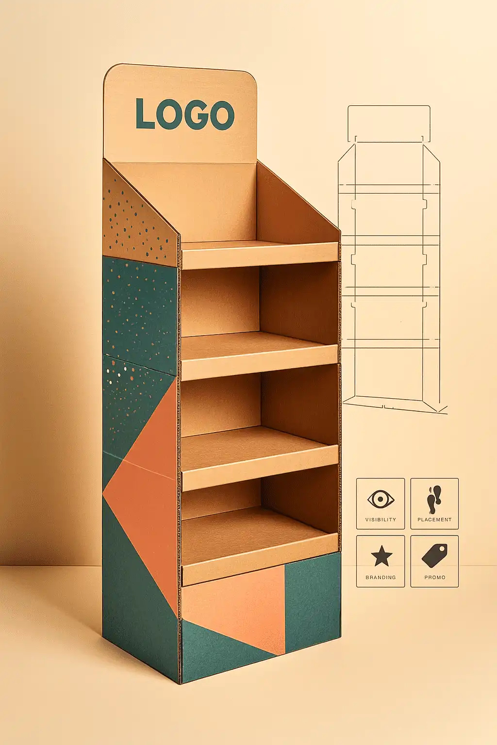 paper display stand