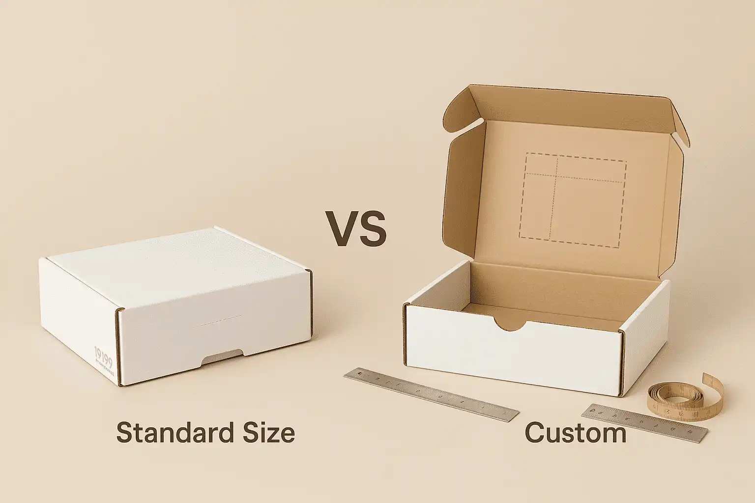standard-size mailer boxes