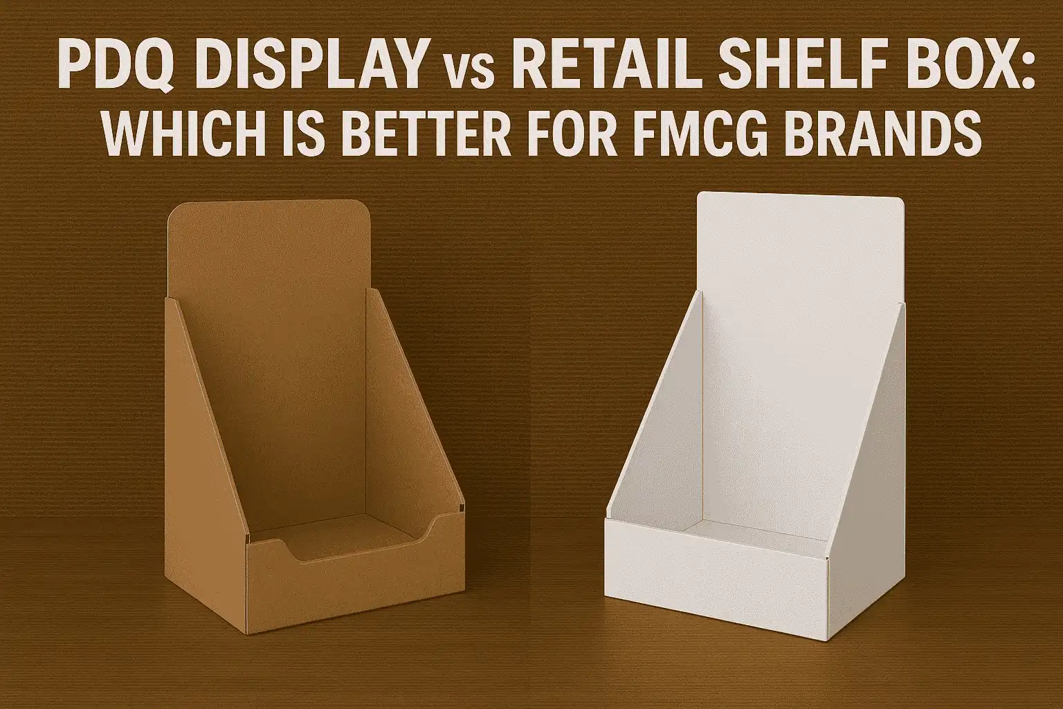 Small Pdq Display PDQ Display vs Retail Shelf Box: Which Is Better for FMCG Brands ...
