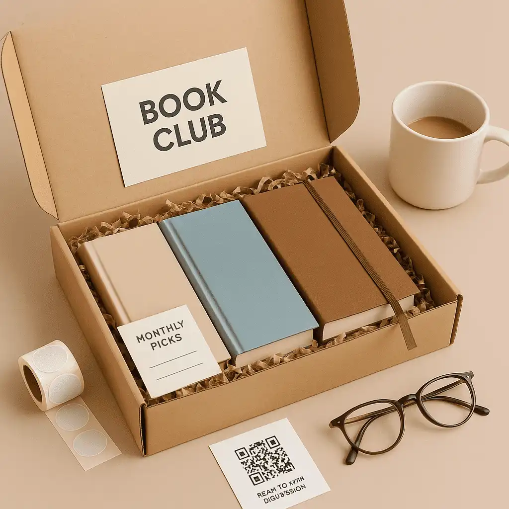 Book club subscription boxes
