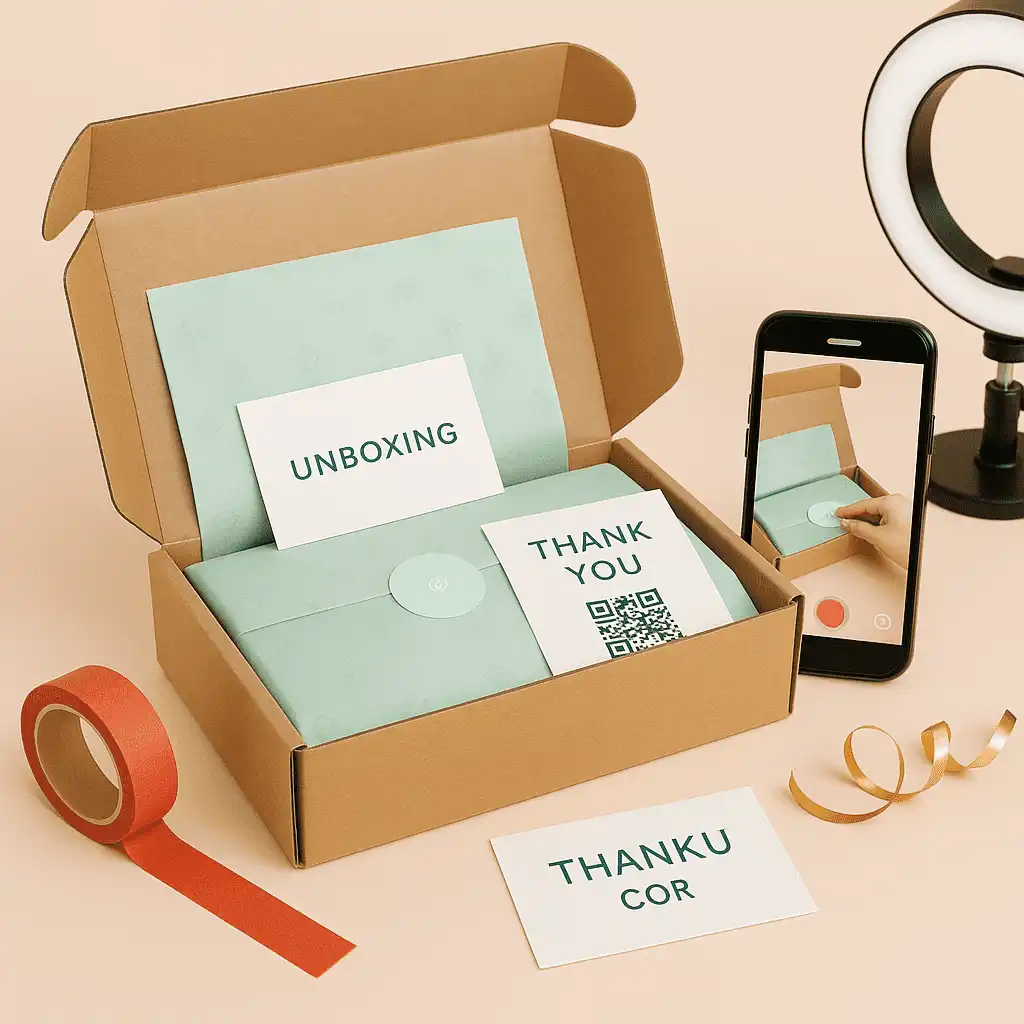 Subscription box unboxing