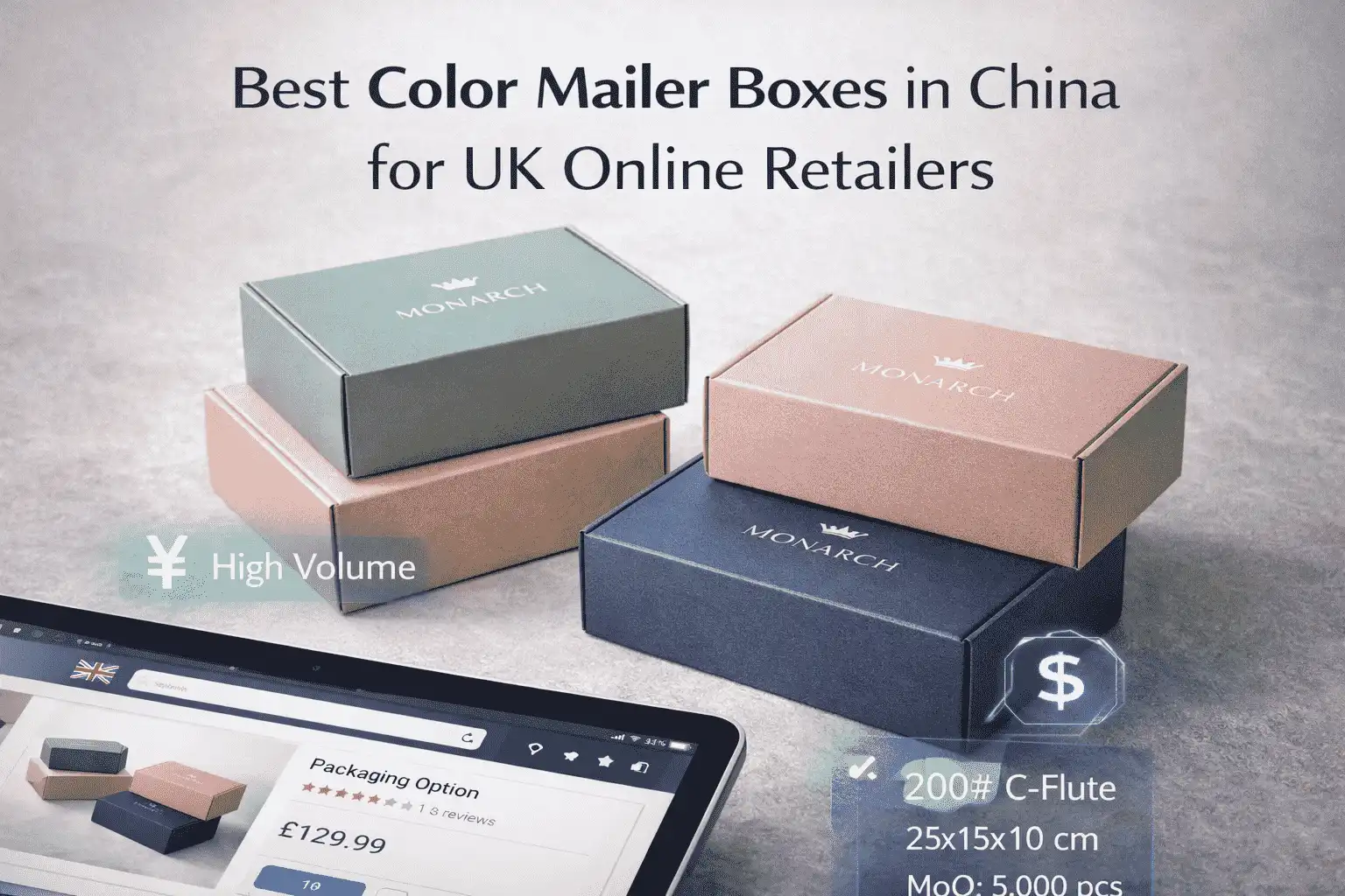 color mailer boxes