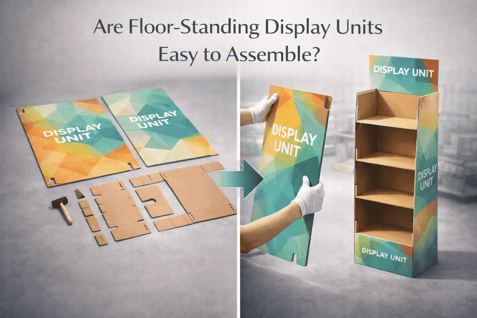 floor-standing display