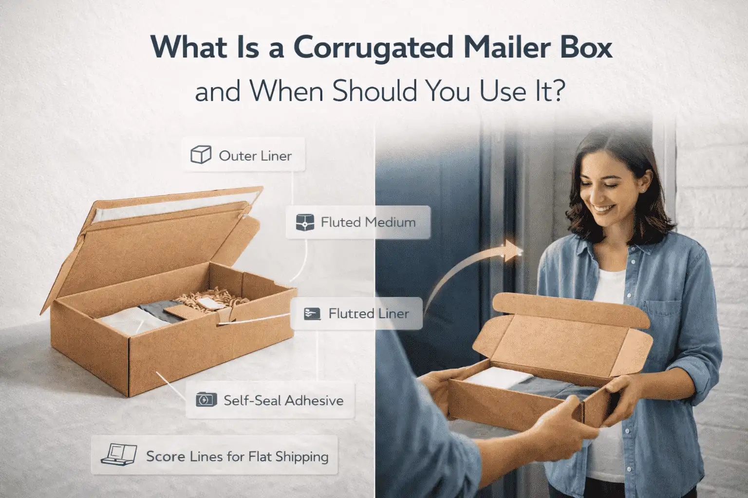 corrugated mailer box