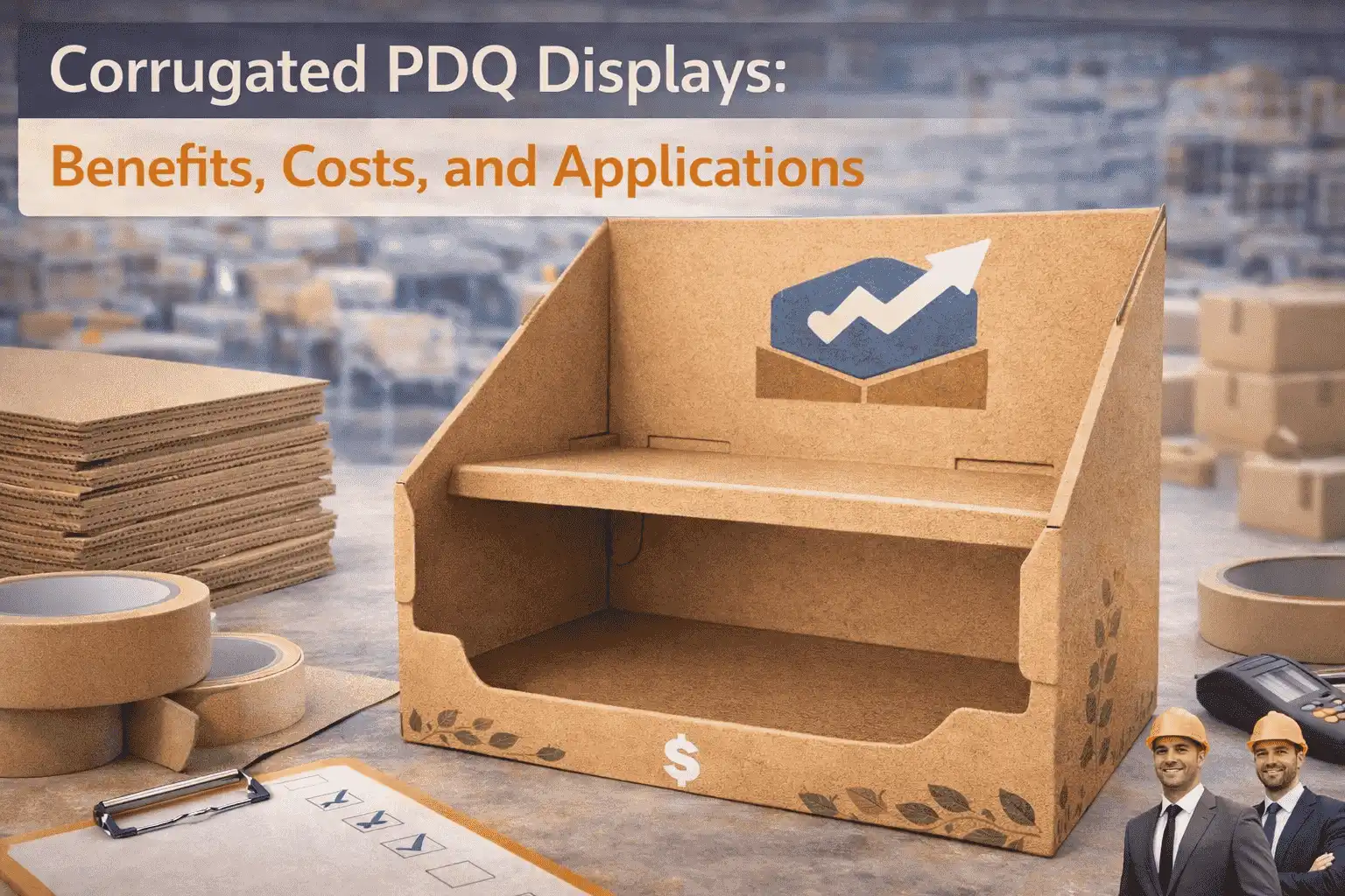 Corrugated PDQ displays