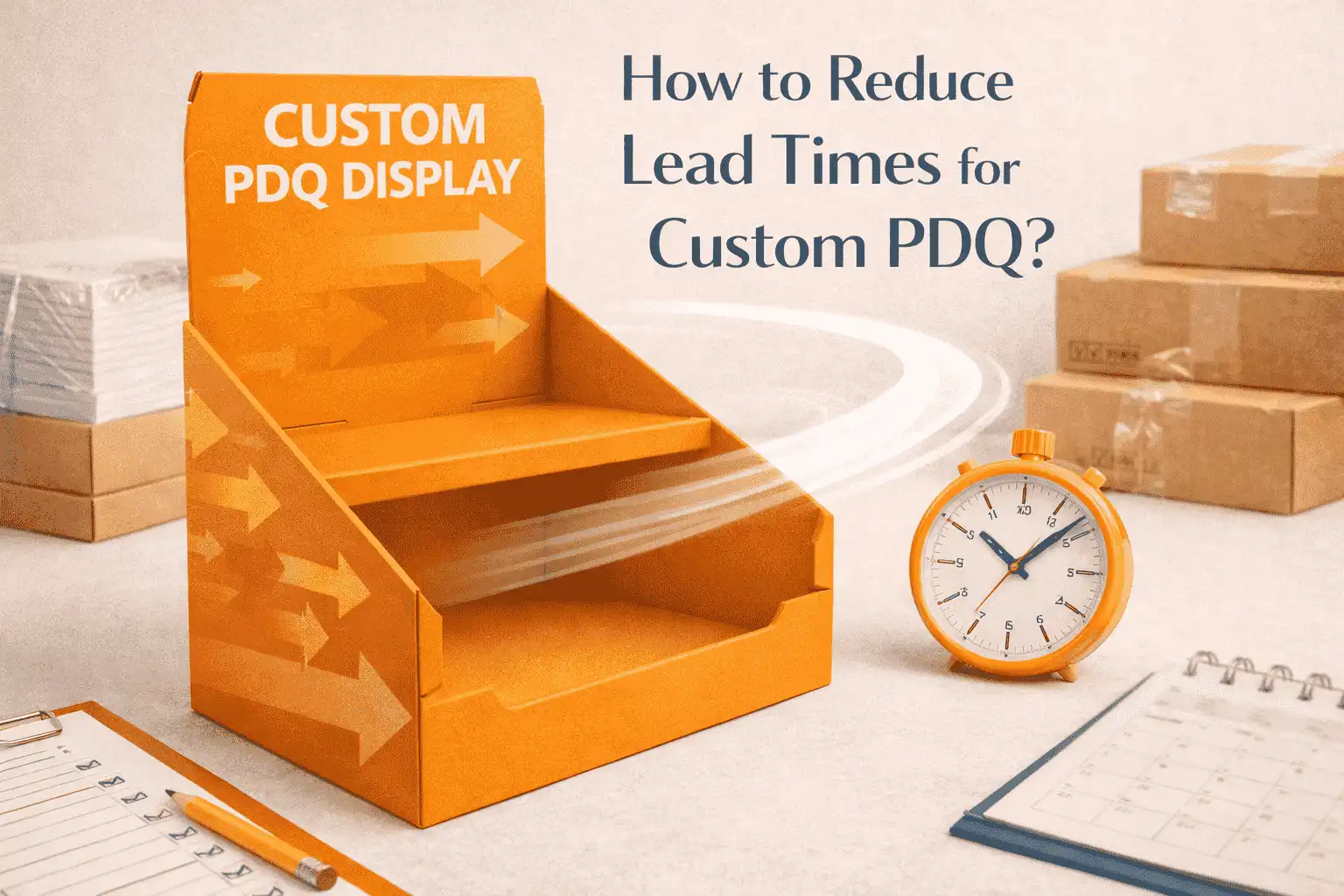 custom PDQ display