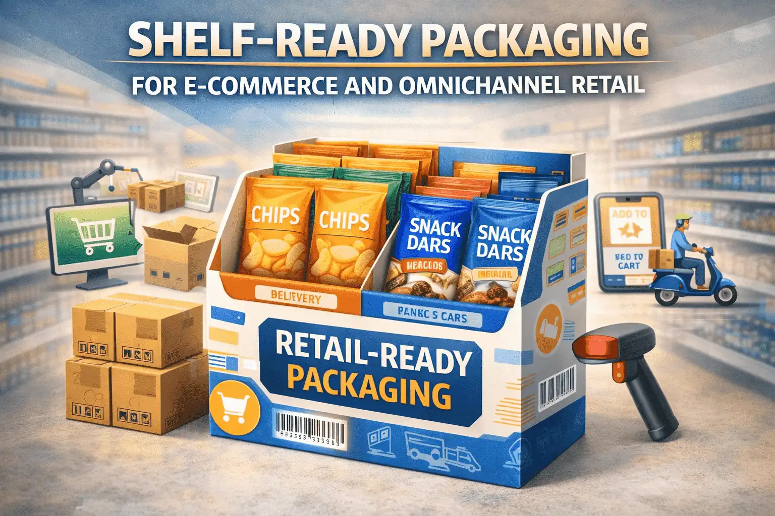 Sephutheloana se Loketse Shelefong bakeng sa Khoebo ea E-commerce le Mabenkele a Omnichannel